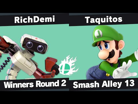 Smash Alley 13 - RichDemi (R.O.B.) vs Taquitos (Luigi) - Winners Round 2