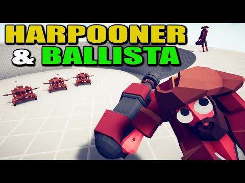 Execution?! Harpooner & Ballista vs Every Faction - Totally Accurate Battle Simulator TABS