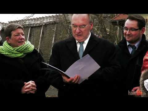 Ministerpräsident Haseloff übergibt Förderbescheid zur 5  Landesgartenschau