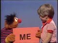 Classic Sesame Street Ernie And Alphonso And The Word ME Sign