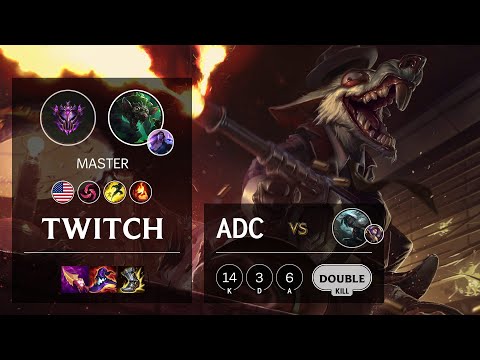 Twitch ADC vs Senna - NA Master Patch 11.3