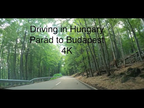 Driving in Hungary - Parád to Budapest (4K)