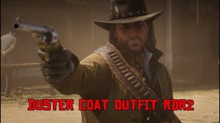 Red Dead Redemption 2 | How to recreate the Duster Coat Outfit from RDR1