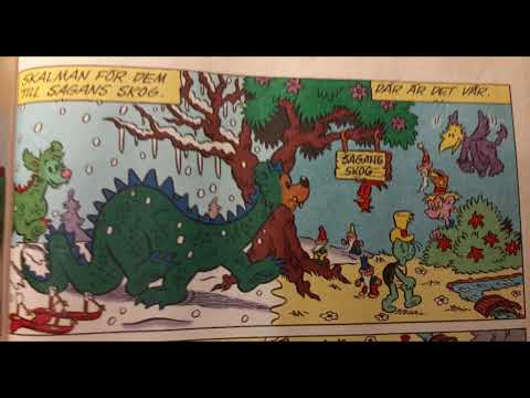 bamse högläsning. bamse och elddrakarna