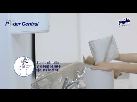 Dispensador Toalla de manos Flujo Central - Familia Institucional