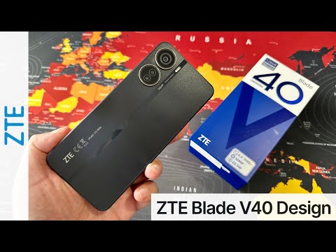 ZTE Blade V40 Design - Unboxing and Hands-On