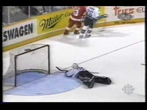 1995 Playoffs: Det @ SJ - Game 4 Highlights