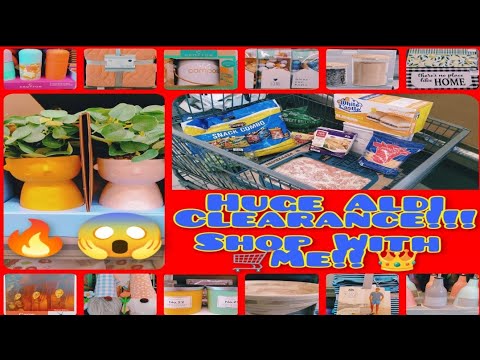 🔥🛒👑Aldi-Ausverkaufsshop mit mir!!! Funzie-Regal und Lebensmittel!!! Nicht verpassen!! Geschenke u...