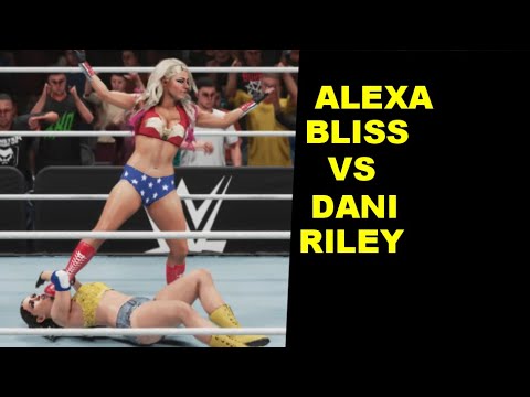 WWE 2K19 Alexa Bliss vs Dani Riley