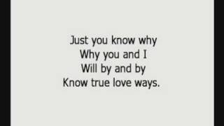 Buddy Holly - True Love Ways with lyrics