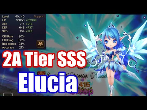 【Summoners War | Curry's RTA】The Power Elucia, is she 2A Tier SSS or ...???