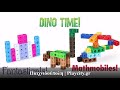 Εκπαιδευτικό Παιχνίδι STEM Κύβοι μαθηματικών Dino Time Σετ 115 τεμαχίων