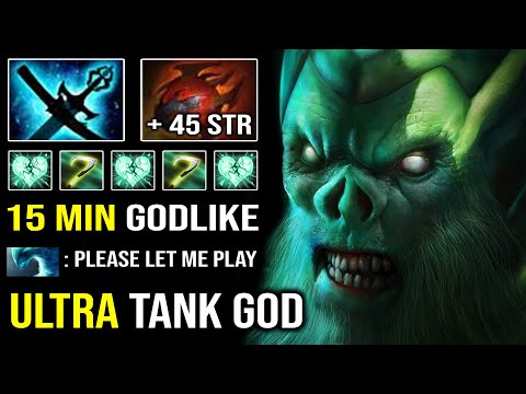 ULTIMATE TANK GOD Heart Necrophos 15Min Godlike Unlimited HP Regen EZ Offlane Guide Dota 2