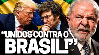 EUA e Argentina contra Brasil: crise diplomática Trump e Milei x Lula! Brasil quer gasto em defesa!