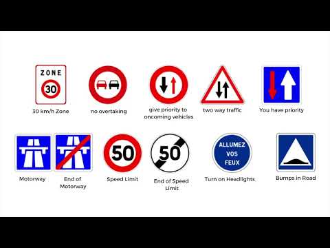 Driving in France | Road Signs | Priority to the Right | Toll Roads