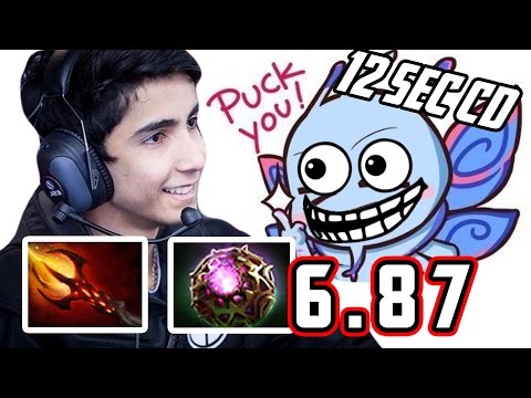 Dota 2 SumaiL - LV 5 DAGON Tactic - PUCK YOU