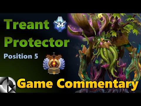 Treant Protector 5 Support - Immortal (22 Feb 2021 Stream) | Dota 2 7.28c