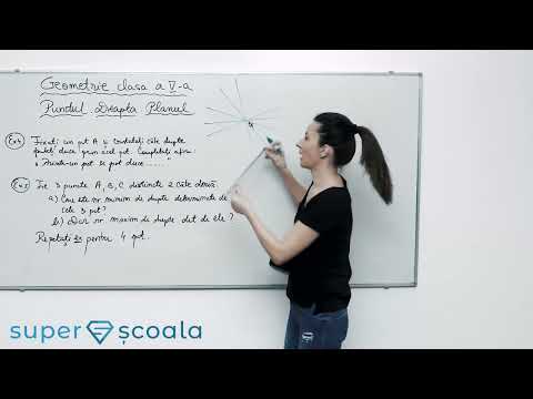 Clasa a V-a - Punctul. Dreapta. Planul - p3