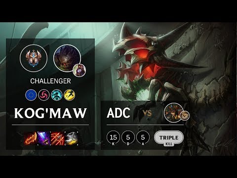 Kog'Maw ADC vs Cassiopeia - EUW Challenger Patch 10.5