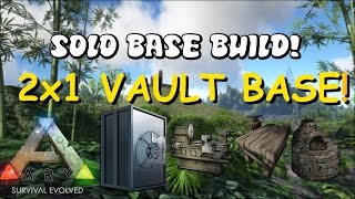 VERY COMPACT 2x1!  Solo PvP Vault Base w/ Fabricat