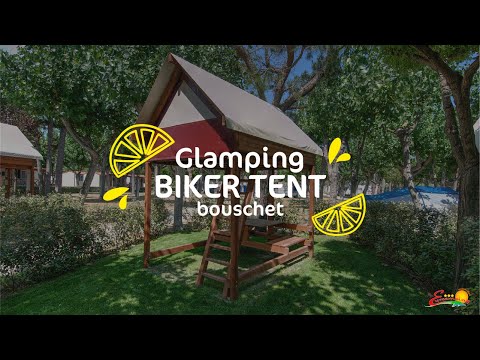 Glamping BIKER TENT Bouschet | EurCamping ☀️