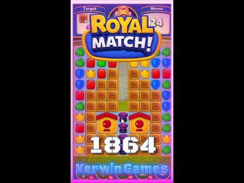 Royal Match Level 1864 - No Boosters Gameplay