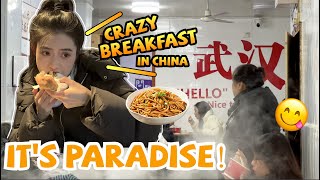 Video : China : Breakfast in WuHan, HuBei province  : )