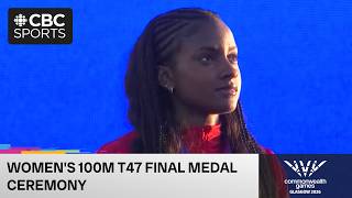 Sheriauna Haase and Chloe Dunbar gets their gold and silver medals on Day 7 of Commonwealth Games