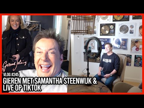 GIEREN MET SAMANTHA STEENWIJK & LIVE OP TIKTOK- GERARD JOLING - VLOG #245