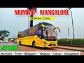 Mumbai To Mangalore Bus Journey By VRL 9600 1000 Kms Journey 22 Hrs Full Bus Journey