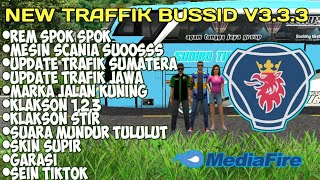 Download lagu BUSSID V3.3.3 MOD SOUND SCANIA REM SPOK SPOK TRAFIK SUMATERA-JAWA BARU REM TULULUT mp3