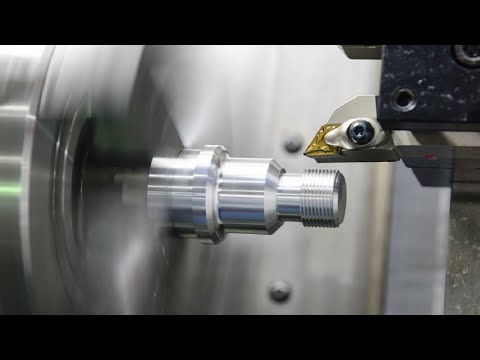 Modern CNC Lathe Turning Machine Working,  Amazing CNC Machining Machines