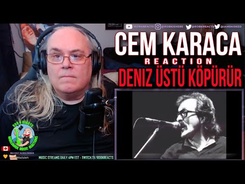 Cem Karaca Reaction - Deniz Üstü Köpürür - First Time Hearing - Requested