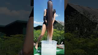 貞子「女子のキレイは髪から♪」[TikTok]