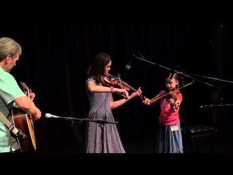 2015-09-12 Twin C3 Anneliese Alldrin and Jillian Alldrin - 2015 Weaverville Fiddle Contest