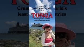 Cruising to the world's least-visited countries, Tonga! #cunard #queenanne #cruise #worldcruise