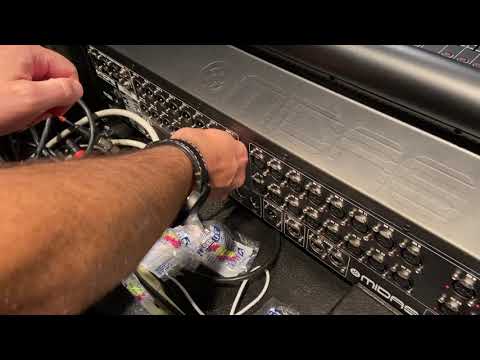 Midas M32 Practical Exam 1 - Wiring