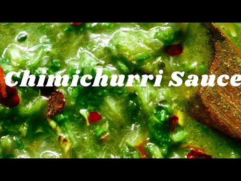 Homemade Authentic Chimichurri Sauce | Chimichurri Sauce Recipe | Argentina's Chimichurri Sauce
