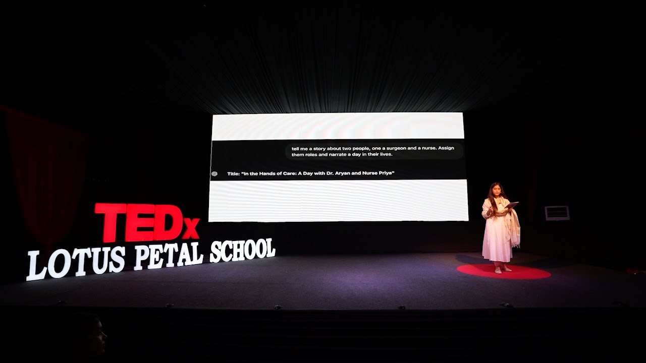 Do machines think like us or do we think like machines? | Aanya Wig | TEDxLotus Petal School