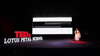 Do machines think like us or do we think like machines? | Aanya Wig | TEDxLotus Petal School
