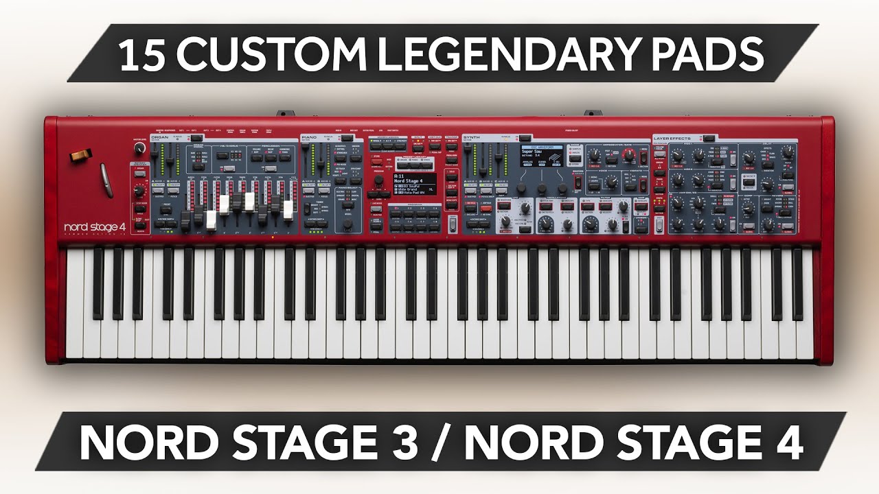 DVK038 - ( Bundle ) - Legendary Pads Expansion + Vintage Tape Expansion - Nord Stage 3 - Video Preview 2