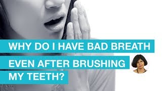 Why do I have bad breath even after brushing my teeth?