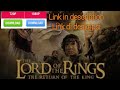 Link Download The Lord Of The Rings The Return Of The Kings BGS