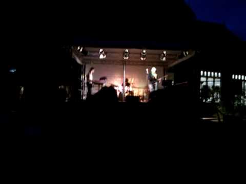 Saxophonist Julian Smith performing 'All by myself'