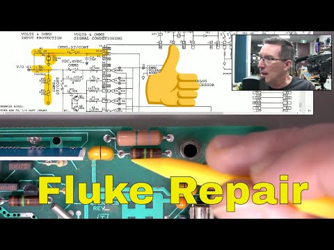 EEVblog 1424 - Fluke 23 Multimeter Repair