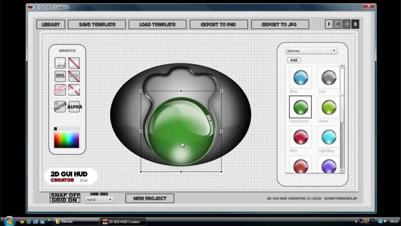 2D GUI HUD Creator - Futuristic Display Tutorial