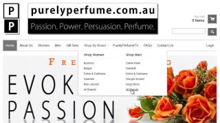 purelyperfume.com.au - How To Navigate The Site