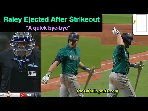 E86 - Luke Raley Ejected After Hunter Wendelstedt Strike Calls, Strikeout, in 9th