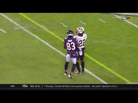 Javon Wims Punches Chauncey Gardner-Johnson | Saints vs. Bears Highlights 2020