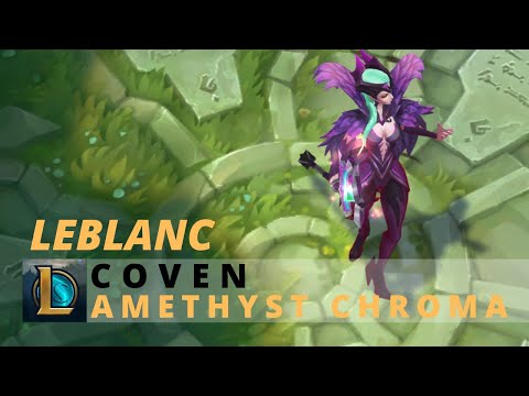 Coven Leblanc Amethyst Chroma - League Of Legends
